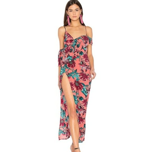 For Love And Lemons Dresses & Skirts - NWT For Love And Lemons Flamenco Maxi Dress. SZ L